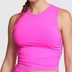 PINK by VS
Cotton Ruched Crop Tank Top

PINK by VS
Flannel Boxy Pajama Shorts